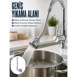 Esnek Spiral Musluk Uzatma Fıskiyesi Su Tasarruflu Ayarlanabilir Musluk Başlığı - Lisinya