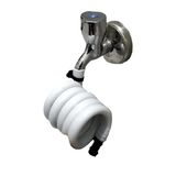 Esnek Spiral Taharet Hortumu – Pratik Montajlı Banyo ve Tuvalet Uyumlu Hortum (BEYAZ)