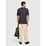 Esnek Trapered Fit Kargo Pantolon Erkek Beyaz T-Shirt - 323A4AIHSF02V - Bej - 44