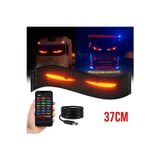 Esnek USB 5V Bluetooth Uygulama Kontrollü 16x64 LED Matrix Panel, Kayan Yazı Gösterimi