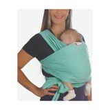 Esnek Wrap Sling Bebek Taşıma Şalı Yazlık Pamuklu Kumaş - Su Yeşili