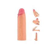 Esnek Yapısı Sayesinde Her Penise Uygun 4.5 cm Uzatmalı Ten Hissi Sağlayan Penis Kılıfı