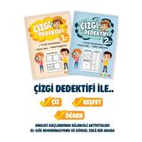 ESOKAL Çizgi Dedektifi 2 Kitap | Çizgi Çalışmaları Kodlama Simetri | Dikkat Geliştirme Görsel Algı 3–7 yaş