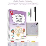 Esokal Eso Sihirli Resim Alıştırma Kitabı | Oluklu Sihirli Uçan Kalemli Eğitici Kitap (3-7 Yaş) - +4