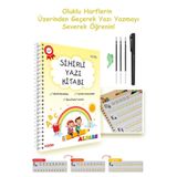 ESOKAL Eso Sihirli Yazı Alıştırma Kitabı - Oluklu Sihirli Uçan Kalemli Eğitici Aktivite Kitabı (3-7 yaş)