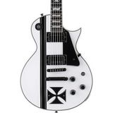 Esp Ltd Lıroncrosssw James Hetfield Iron Cross Snow White Elektro Gitar | Emg Jh "Het" Set Aktif Manyetikler, Maun Gövde Ve Abanoz Klavye, Tonepros Kilitli Köprü
