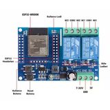 Esp32 Röle Kartı 2 Kanal Esp32-Wroom-32E 7-50V / Dc 5V Wifi Bluetooth No Nc Com Akıllı Ev Esphome Iot Pompa Fan Havalandırma Lamba Perde