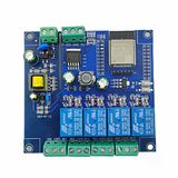 Esp32 Röle Kartı 4 Kanal Esp32-Wroom-32E Ac 220V Dc 7-30V Dc 5V Wifi Bluetooth No Nc Com Akıllı Ev Esphome Iot Pompa Fan Havalandırma Lamba Perd