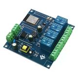 Esp32 Wi-Fi Ve Bluetooth Destekli 4 Kanal Röle Kartı Ac 220V Dc 5-30V