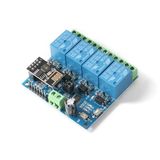 Esp8266 Esp-01 12v 4 Kanallı Wifi Röle Modülü - Akıllı Ev Uzaktan Kontrol Anahtarı