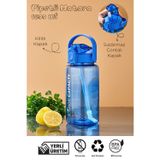 Espas Home Suluk Sporcu Matarası (1.5 L) Pipetli, Sızdırmaz,Taşınabilir, Kilitli Kapak, Ölçü Göstergeli - Mavi