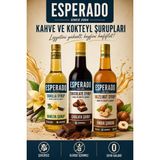 Esperado Kahve Şurubu Vanilya-Çikolata-Fındık * Aromalı - Şekersiz 750 ml x 3 Ad. - Espresso