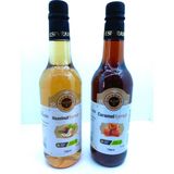 Esperado ŞEKERSİZ-SUGAR FREE KARAMEL * FINDIK AROMALI KAHVE ŞURUBU - 2 Lİ SET - 750 ml X 2 AD. - 700 ml - Cafe Crema