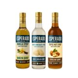 ESPERADO Şekersiz Sugar Free Vanilya* Beyaz Çikolata * Toffnut Aromalı Şurub 750 ml X 3 Adet