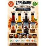 ESPERADO Şekersiz (SUGAR FREE)- Vanilya * Fındık * Karamel * Çikolata Aromalı Kahve Şurubu 4 Lü Set 4.x250 ml