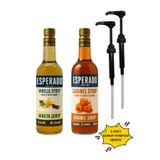 ESPERADO Şekersiz Sugar Free Vanilya * Karamel Aromalı Kahve Şurubu 750 ml X 2 Adet