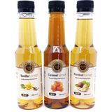 Esperado ŞEKERSİZ-SUGAR FREE VANİLYA*KARAMEL*FINDIK AROMALI KAHVE ŞURUBU - 3 LÜ SET - 250 ML X 3 AD. - 750 ml