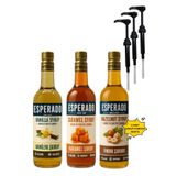 ESPERADO Şekersiz Sugar Free Vanilya*karamel*fındık Aromalı Kahve Şurubu 750 Mlx3 Adet