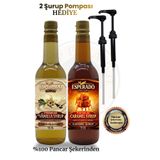 ESPERADO VANİLYA - KARAMEL AROMALI PREMİUM KAHVE ŞURUBU 750 ML X 2 ADET