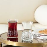 Esperanza-White Leaves 6-lı Çay Bardağı Seti
