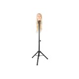 Esperer SİYAH Kuaför Eğitim Mankeni İçin Metal Tripod - + Taşıma Çantası HEDİYELİ