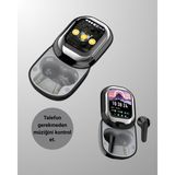 Esplendor Akıllı Ekranlı Bluetooth 5.4 Kablosuz Kulaklık – Dokunmatik ve Şarj Kutulu - URN3510-5828 - Çok Renkli
