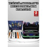 Esplendor Powerbank Bluetooth Kulaklık ve Akıllı Saat 7 Kordonlu Metal Kordon Plastik Kordo - URN5655-6554 - Çok Renkli