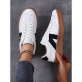 Esport Kadın Sneaker Yüksek Taban Ortopedik Bağcıklı Spor Ayakkabı Retro BEYAZ-011