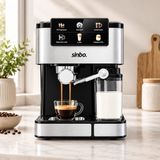 Espresso Kahve Makinesi 6 Programlı, 1.5l Su & 500ML Süt Hazneli - -