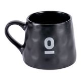 Espressolab 375 ml Dokulu Siyah Seramik Kupa No:55 - Estetik Ve Şık Tasarım