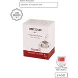 Espressolab Colombia Antioquia La Claudina Pratik Filtre Kahve 5'li Paket | Hızlı Ve Kolay Demleme - 5 Adet