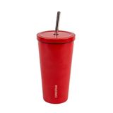 Espressolab No:80 Paslanmaz Çelik Kırmızı Pipetli 500 ml Termos