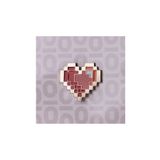 Espressolab Pin Red Heart No:7 - Aşk Dolu Kalp Rozeti, Şık Ve Ifadeli Tasarım