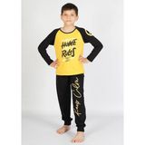 Espuar Erkek Çocuk Sarı-Lacivert Pijama Takımı - Lacivert - Sarı - 7 - 8 Yaş