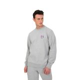 Esqudo Erkek Gri Nakışlı Oversize Sweatshirt,Gri 2Xl