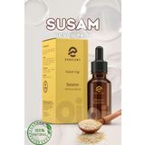 Esqulent %100 Saf Soğuk Sıkım Susam Yağı Cildi Temizler Ve Derinlemesine Besler Saçı Besler