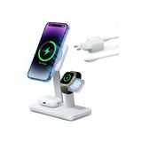 Esr 25W 3 In 1 Şarj Standı Magsafe Soğutuculu Halolock iPhone + Airpods + Apple Watch - Beyaz