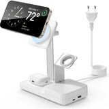 Esr 5 In 1 65W Şarj Standı iPhone + Airpods + Apple Watch + Type-C + Usb-A Magsafe Halolock - Beyaz