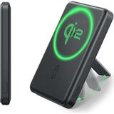 Esr 5000 Mah Taşınabilir Şarj Cihazı Halolock Qi2 Kickstand Magsafe Standlı Powerbank - Siyah