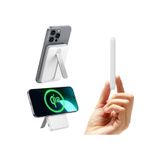 Esr 5000 Mah Taşınabilir Şarj Cihazı Halolock Qi2 Magsafe Standlı Powerbank - Beyaz