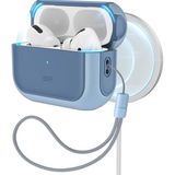 Esr Airpods Pro / Pro 2 Halolock Magsafe Orbit Hybrid Case Kulaklık Kılıfı - Mavi
