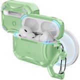 ESR AirPods Pro / Pro 2 Kılıf - Cyber Armor Tough HaloLock MagSafe Yeşil - Açık Yeşil