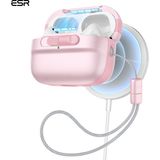 Esr Airpods Pro/Pro 2 Halolock Magsafe Pulse Flicklock Kılıf - Pembe