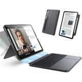Esr Apple iPad Air 11 (2024) Flex Klavyeli Tablet Kılıfı - Koyu Gri