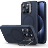 ESR Apple iPhone 15 Pro Max Kılıf Cloud Soft HaloLock MagSafe Kickstand - Dark Blue - Lacivert