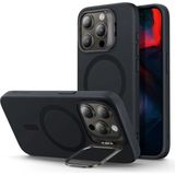ESR Apple iPhone 15 Pro Max Kılıf Cloud Soft HaloLock MagSafe Kickstand - Siyah - Siyah Şeffaf