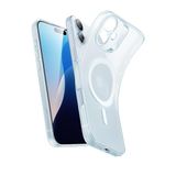 ESR Apple iPhone 16 ile Uyumlu Zero Clear MagSafe Kılıf, Buzlu Mavi