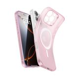 ESR Apple iPhone 16 Pro ile Uyumlu Zero Clear MagSafe Kılıf, Pembe