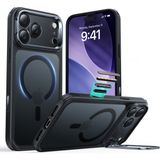 Esr Apple iPhone 17 Pro Classic Hybrid Magsafe Standlı Kılıf - Kamera Kontrol Buton - Buzlu Siyah