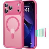ESR Apple iPhone 17 Pro Max Classic Hybrid Magsafe Kılıf - Kamera Kontrol Buton - Pembe